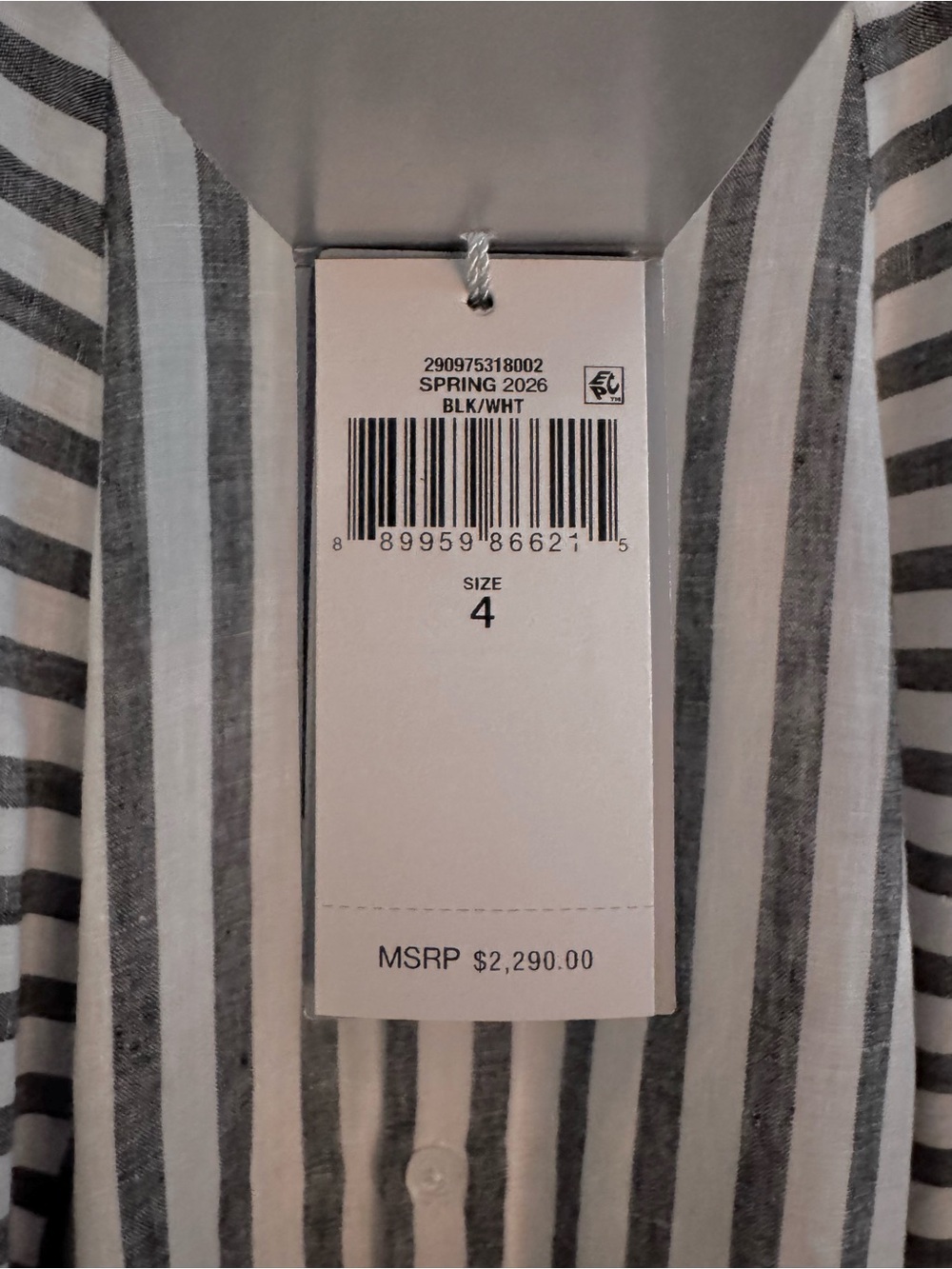Ralph Lauren Collection Shamus Striped Linen Maxiskirt - Picture 8 of 12